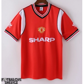 Manchester United 1984-1985 Retro Domácí Dres Krátký Rukáv